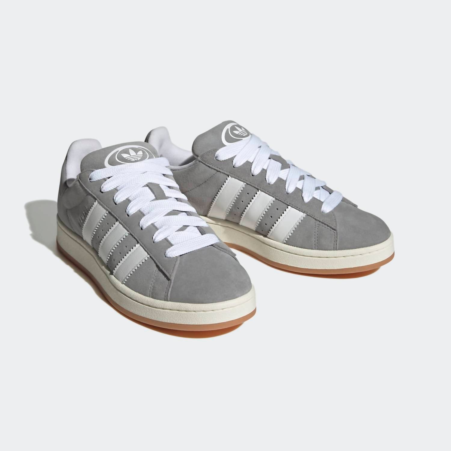 adidas Men’s Originals Campus 00s Sneakers in grey three cloud white off white - men's sneaker - detail view