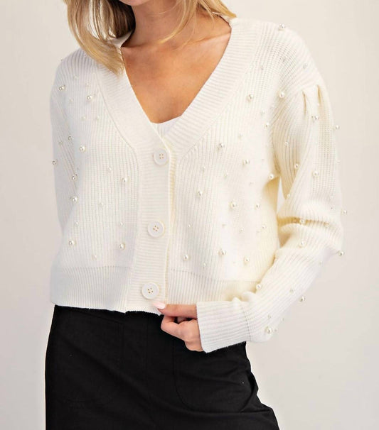 Ee:Some - Pearl Long Sleeve Cardigan