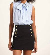 Derek Lam 10 Crosby - Reyna Stretch Crepe Mini Skirt