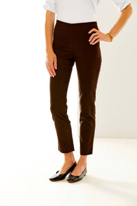SARA CAMPBELL Flannel Sheri Pants in chocolate heather - women's pants