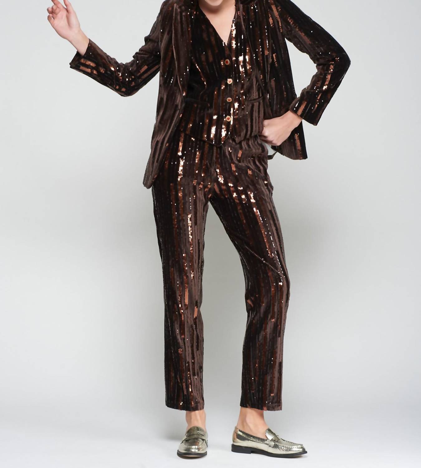 Vilagallo - Dazzling Sequined Blazer