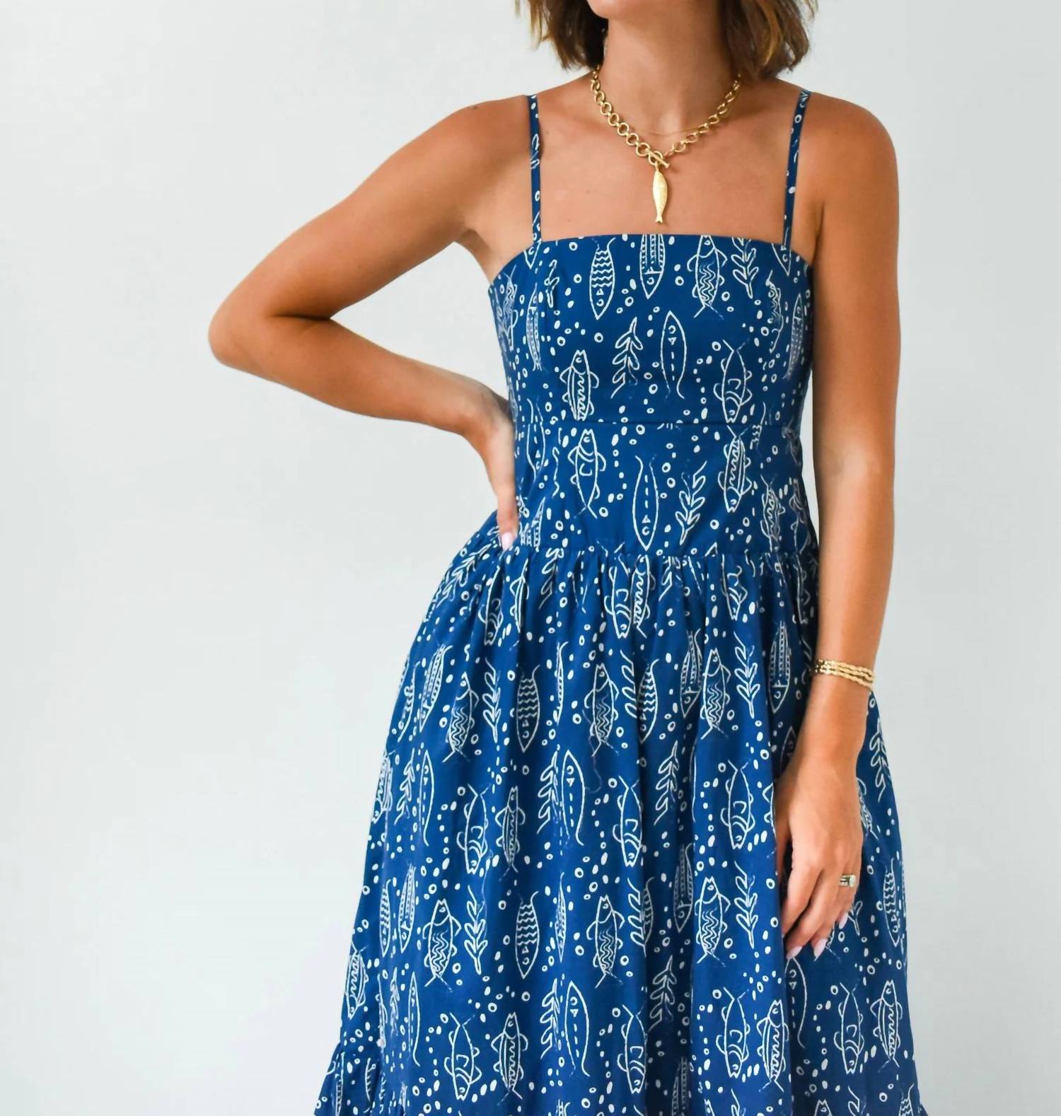 Thml - Catch Of The Day Midi Dress