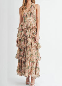 Mulla - The Rose Ruffled Maxi Dress