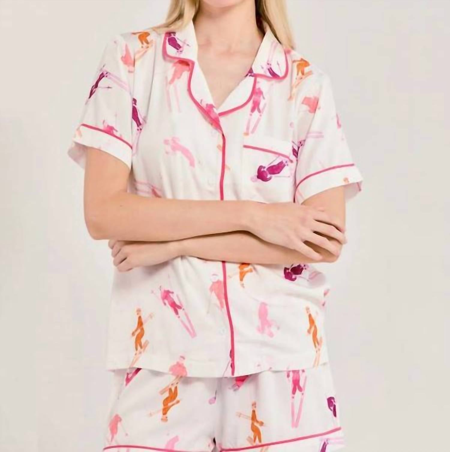 Katie Kime - Bluebird Day Shorts Pajama Set