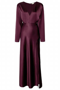 Lapointe - Satin V-neck Long Dress