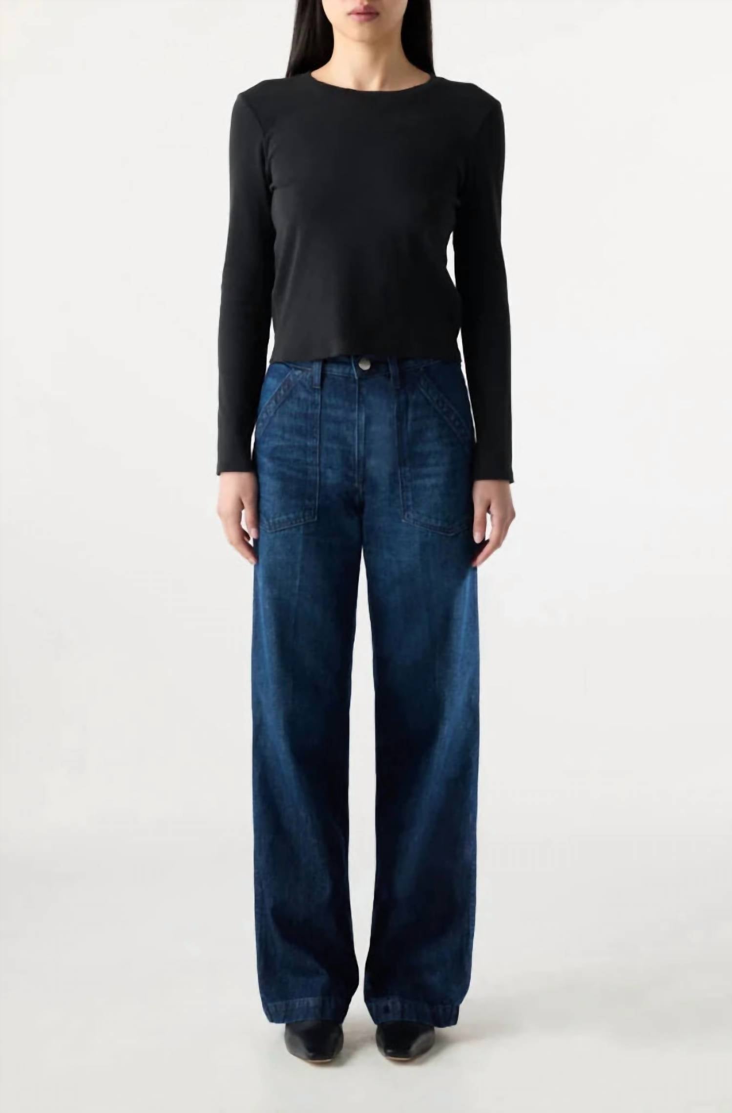 Amo - Greta High-rise Wide-leg Trousers