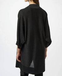 Joseph Ribkoff - Embellished 3/4 Sleeves Bouclé Open Front Jacket