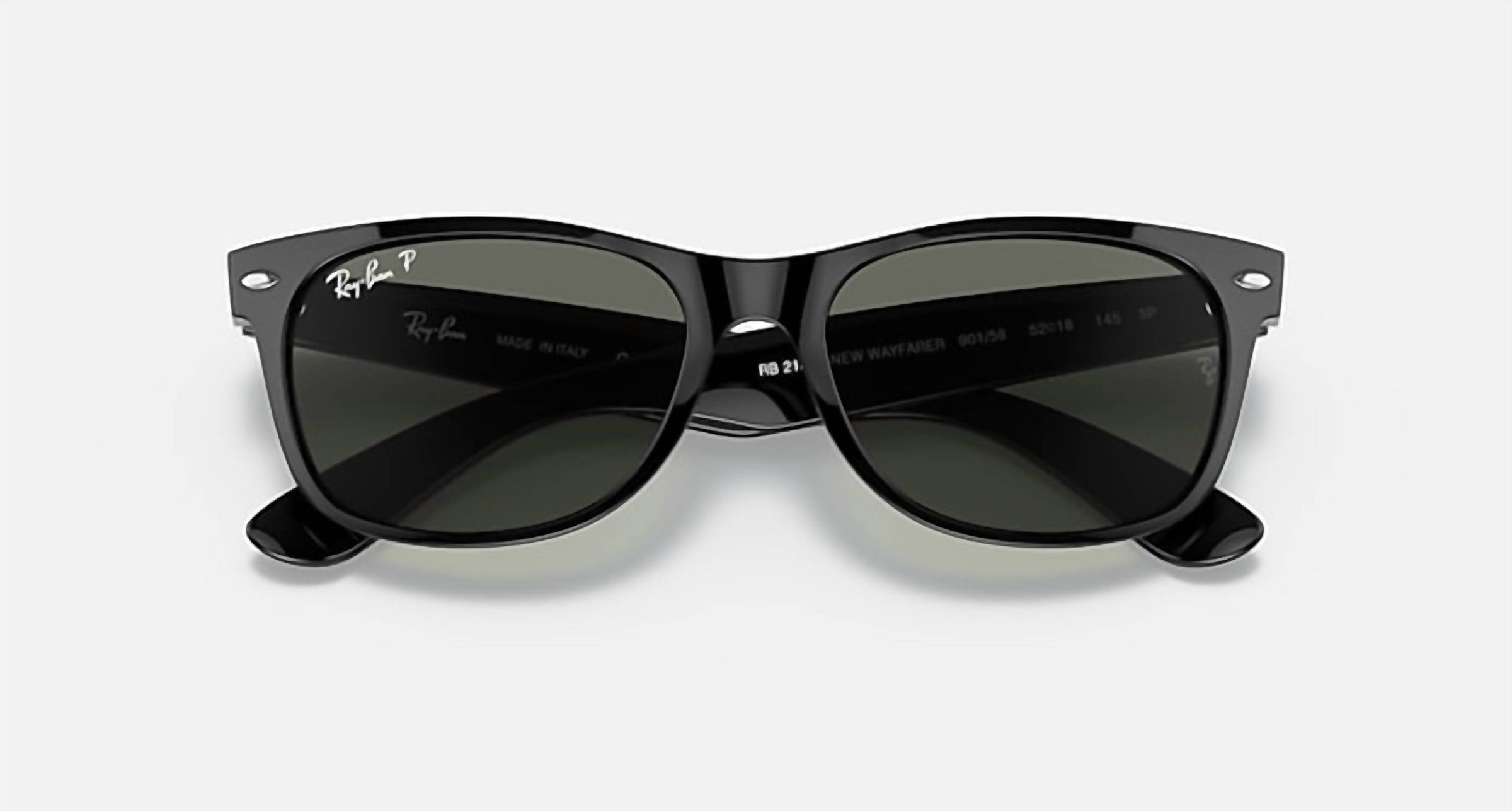 Ray Ban - New Wayfarer Classic Medium Polarized Sunglasses Rb2132 901/58
