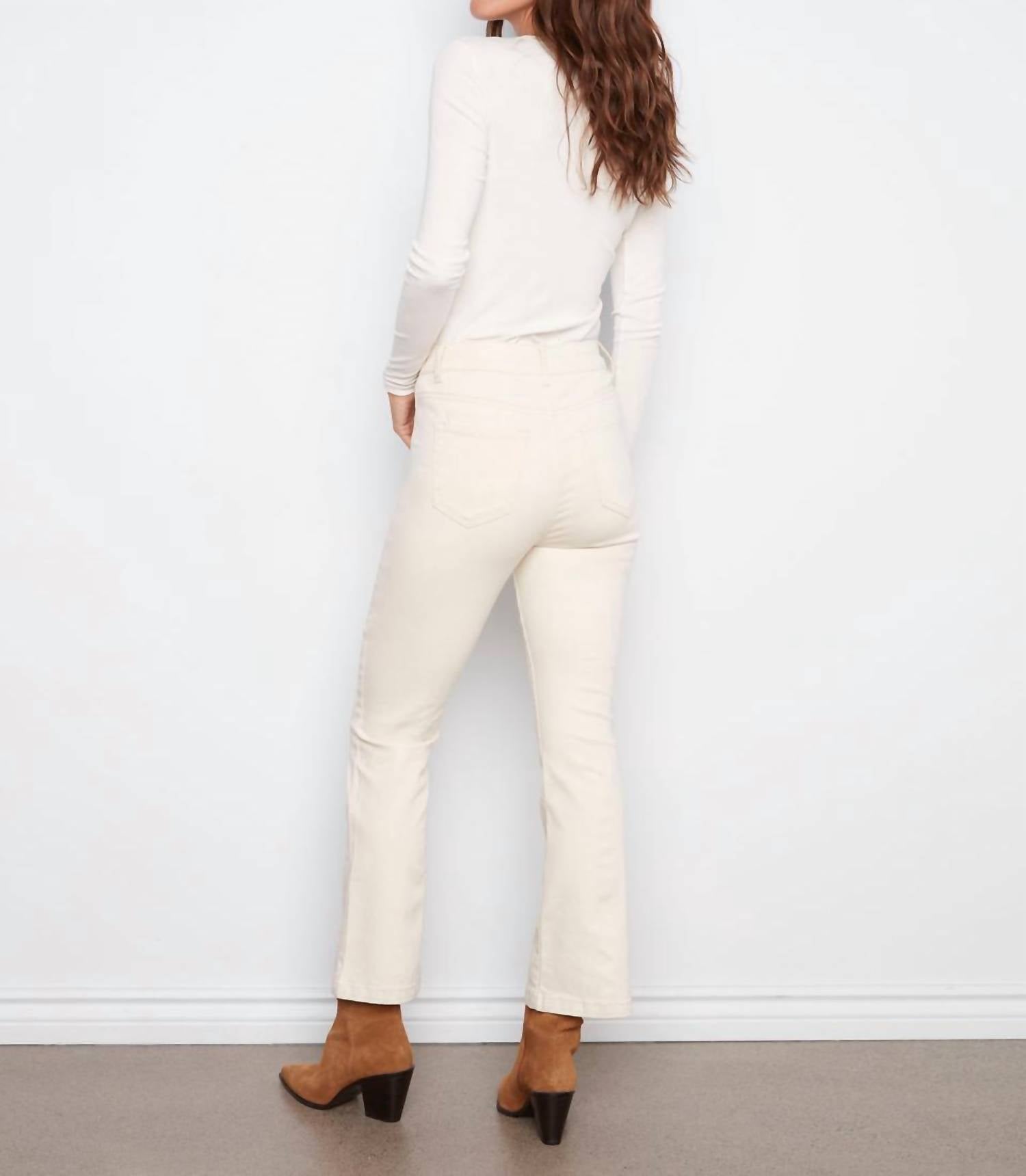 Charlie B - Bootcut Stretch Twill Pants