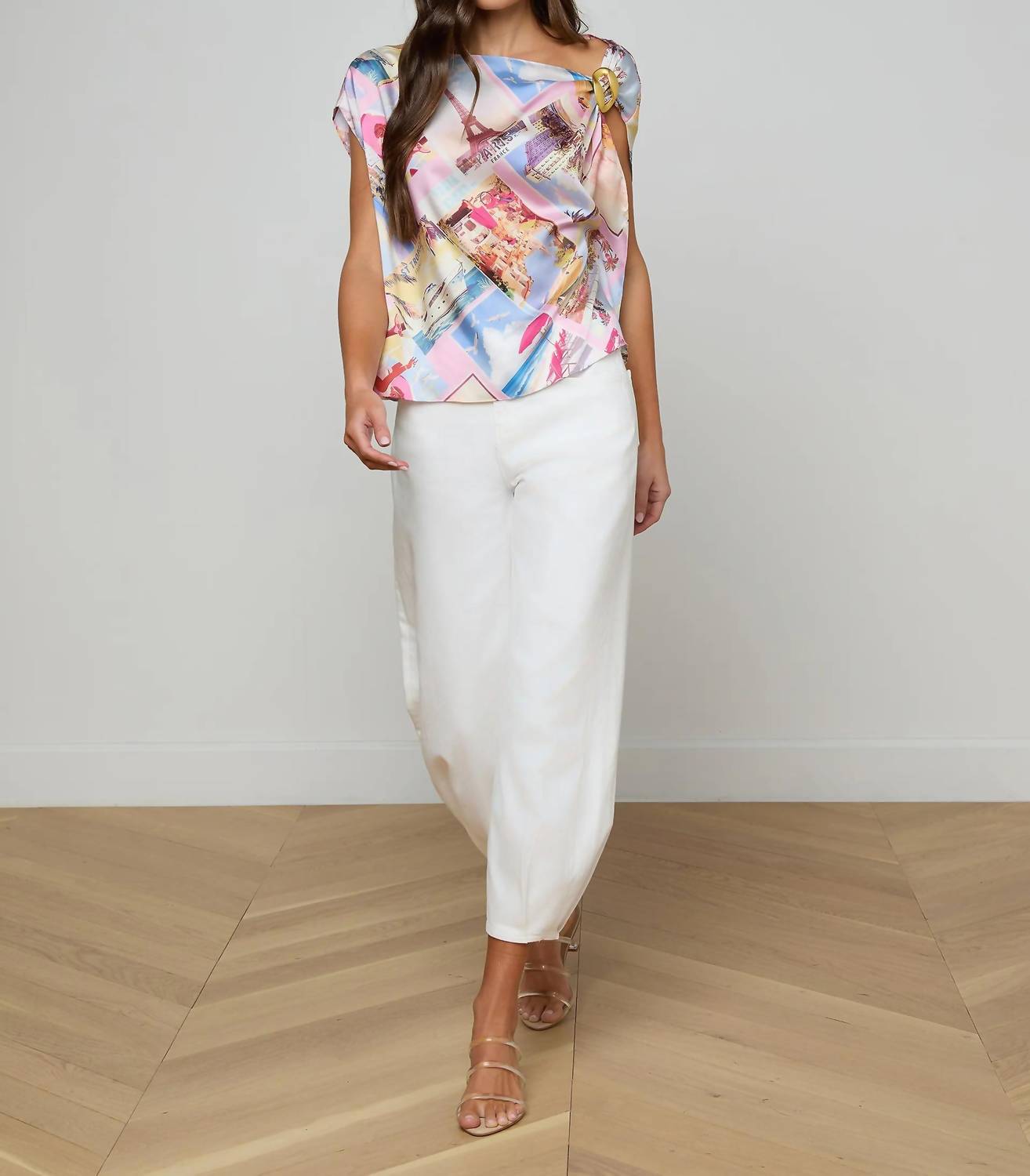 L'Agence - Driselle Scarf Top