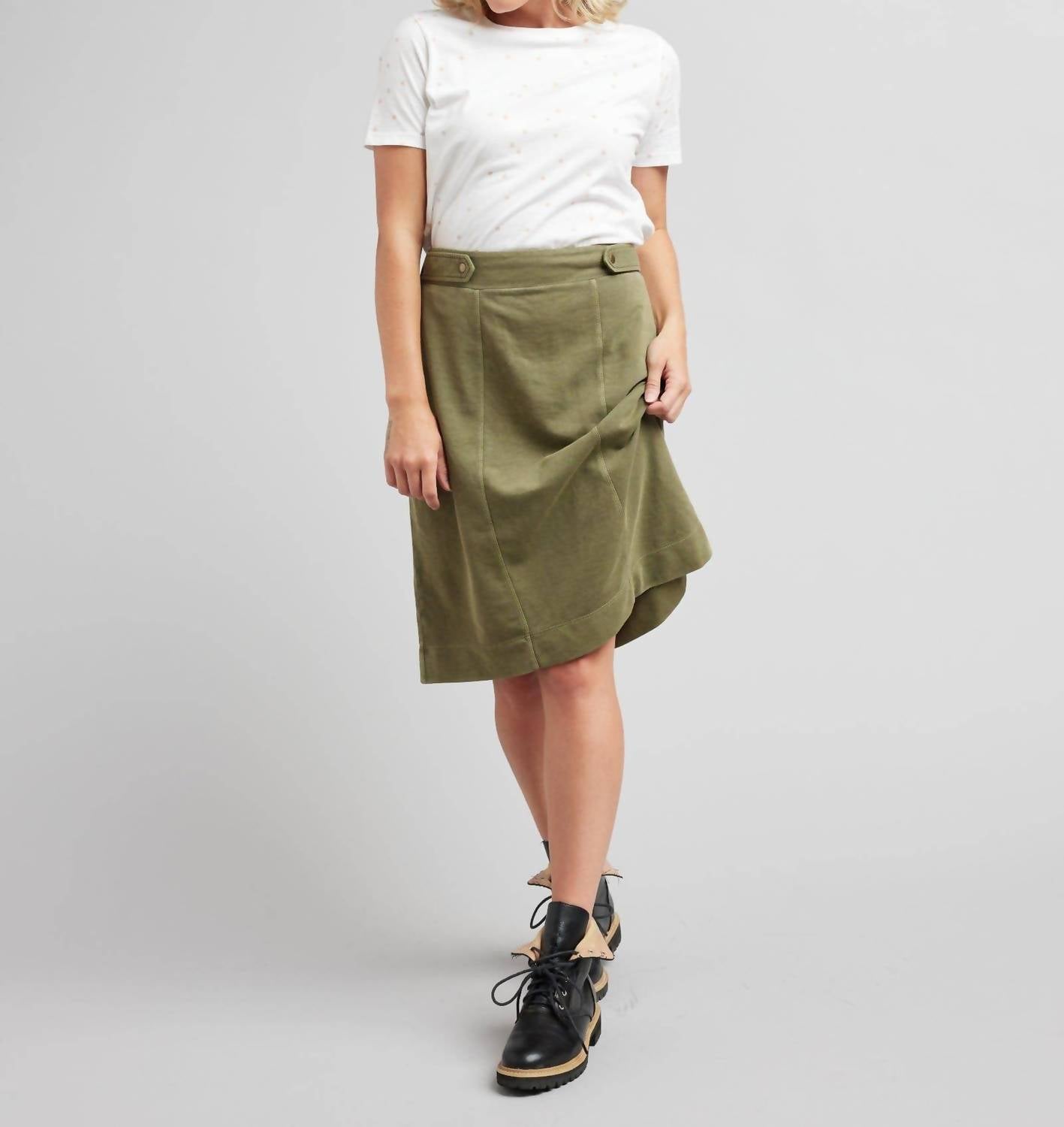Downeast - Presley Cotton Midi Skirt