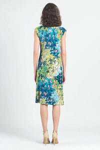 Clara Sunwoo - Floral Patch Print Sleeveless Midi Dress