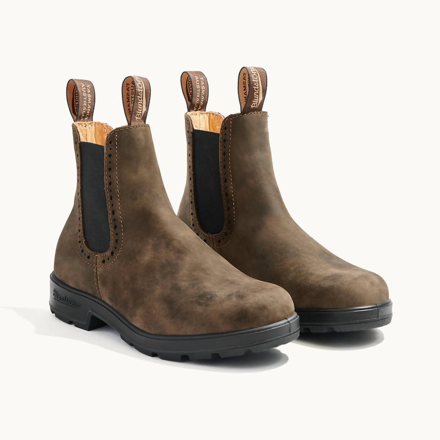 Blundstone Women's Originals 1351 High Top Boots in brown - women's shoe - detail view