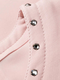 Valentino - Embellished Trim Flared Mini Dress