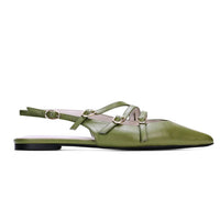 Yosi Samra - Women's Ava Slingback Flat Shoes