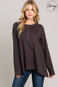 Cotton Bleu - Cotton Casual Top - Plus