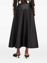 Ganni - Duchesse Satin Long Circle Skirt