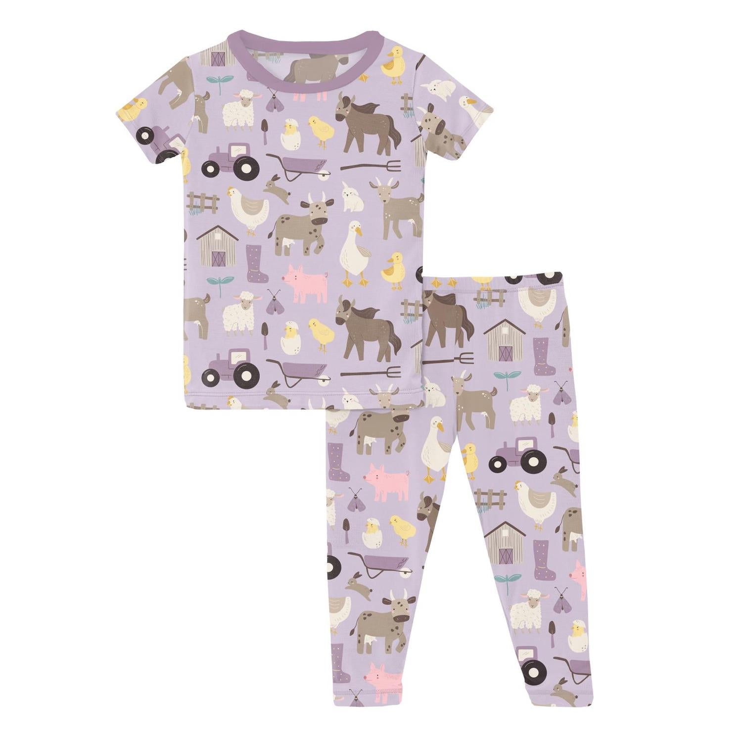 Kickee - Short Sleeve Pajama Set