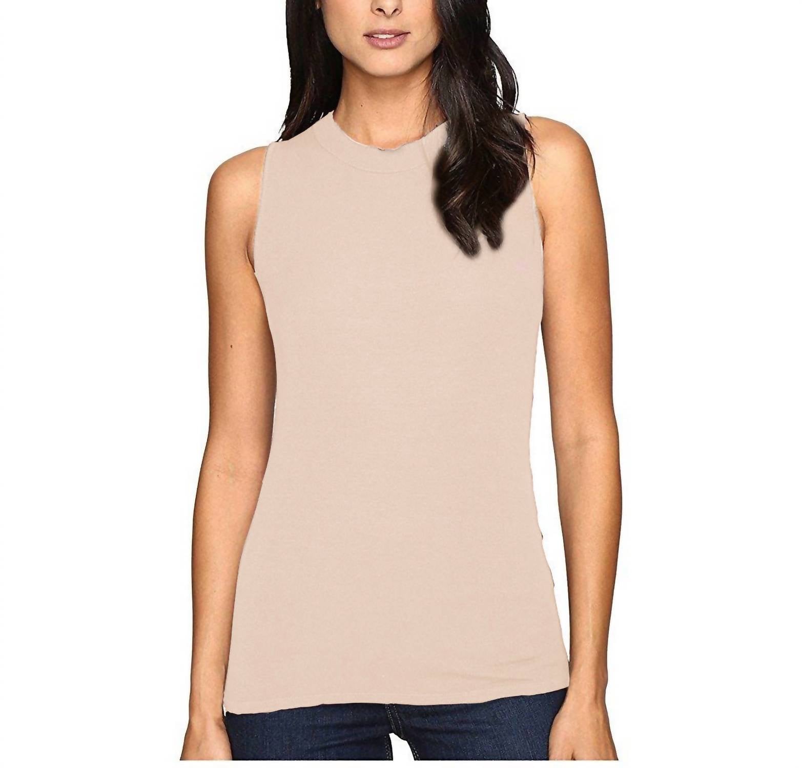 Krystine-Sleeveless Rib Tank Top