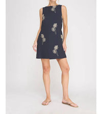 Allie Rose - Palm Breeze Embroidered Midi Dress