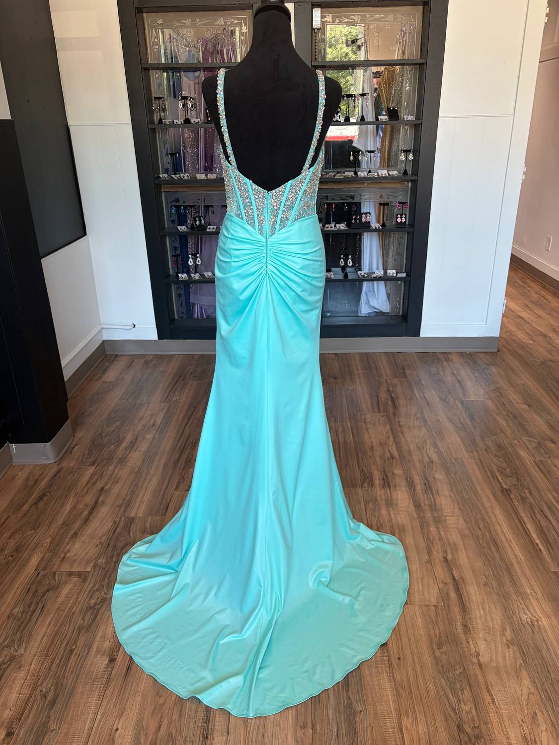 Jovani - Women's Beaded Mermaid Dress