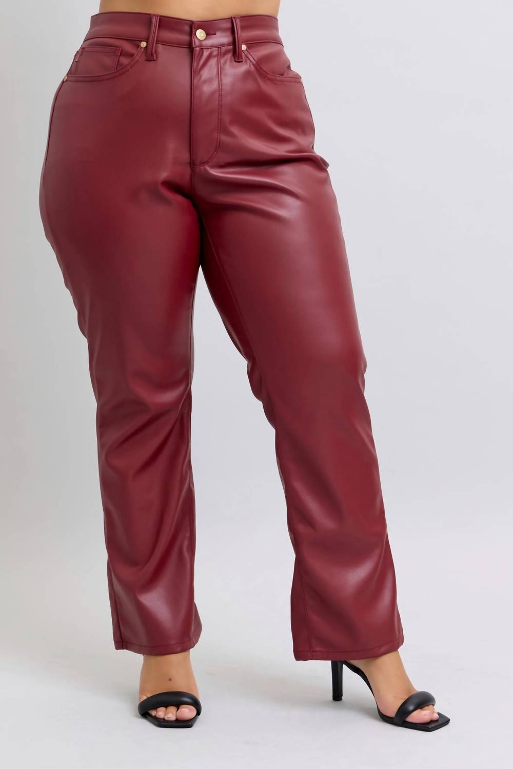 Judy Blue - High Waist Faux Leather Pant
