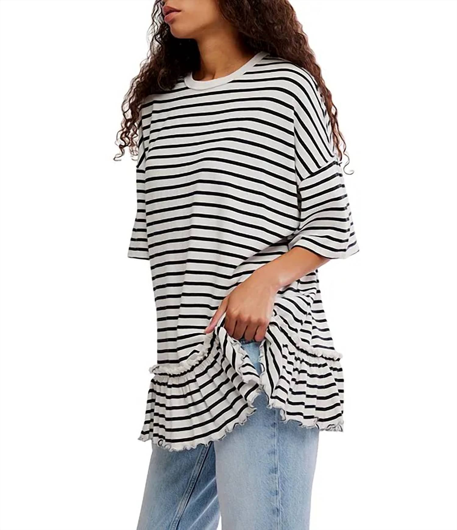 Free People - Why Yes Striped Tee