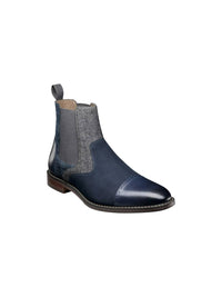 Stacy Adams - Men's Finney Cap Toe Chelsea Boots