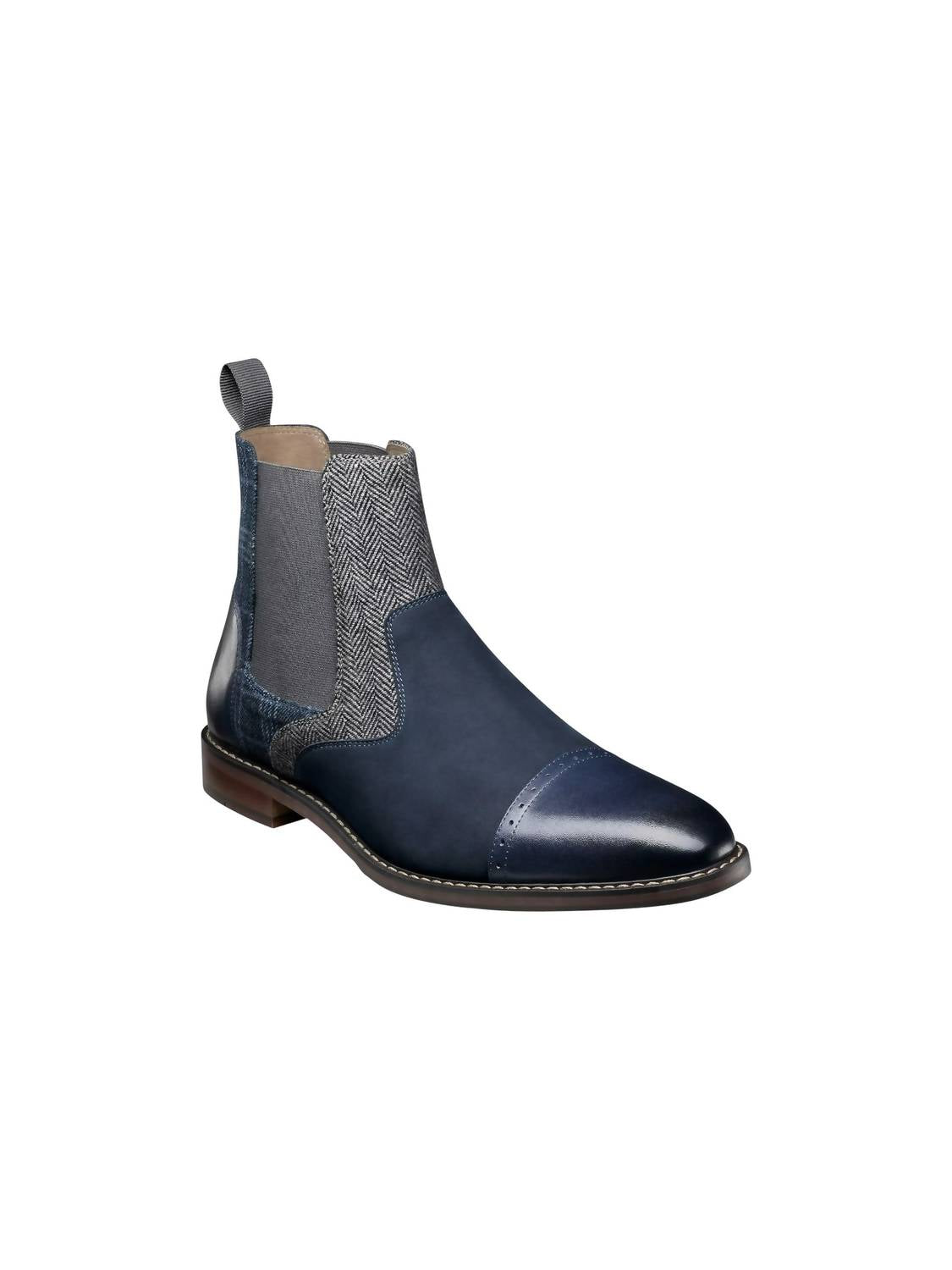 Stacy Adams - Men's Finney Cap Toe Chelsea Boots
