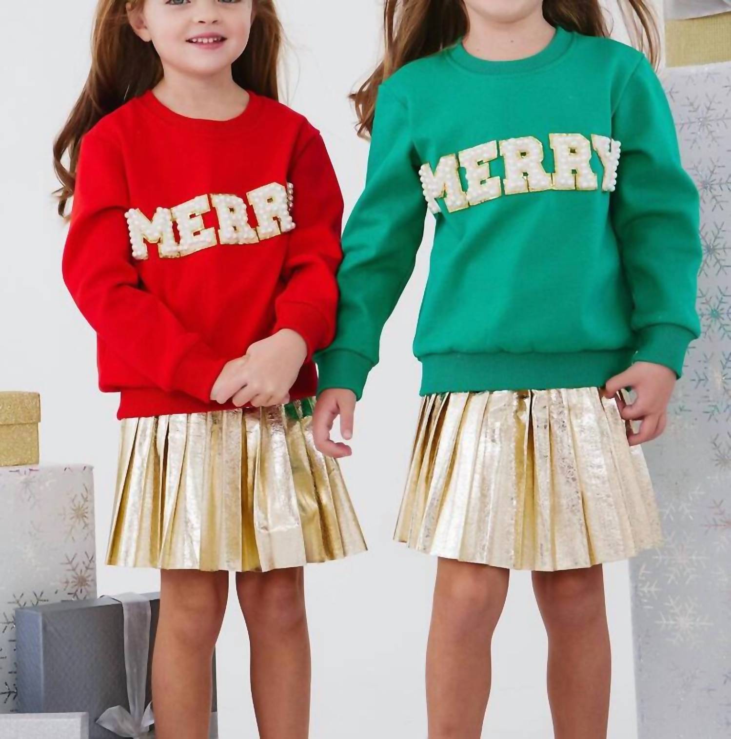 Lola + The Boys - Women's Merry Pearl Sweatshirt - Mommy & Me Edition