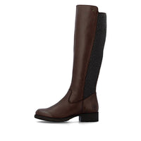 RIEKER Women's Faith 91 Boots in brown - women's shoe - detail view