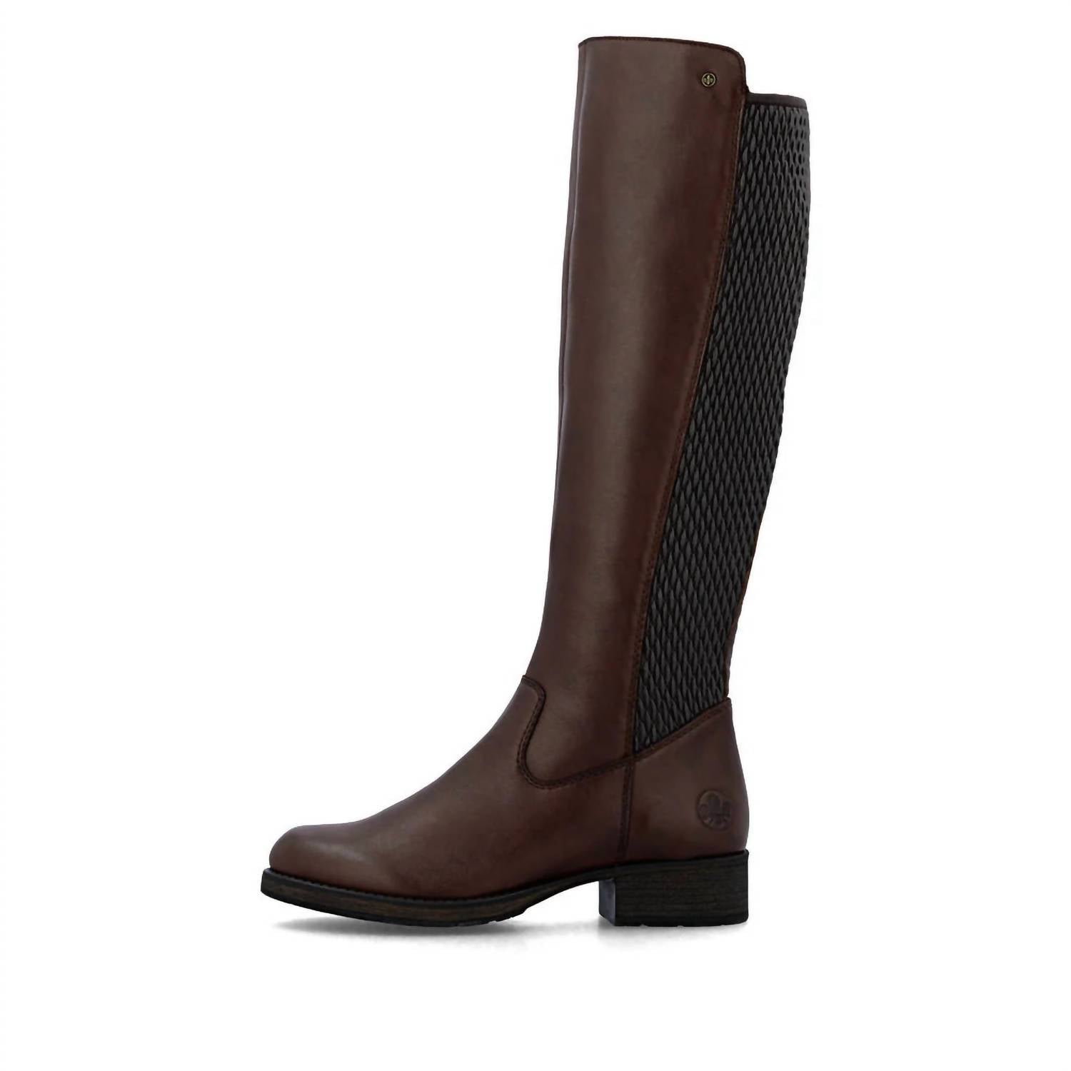 RIEKER Women's Faith 91 Boots in brown - women's shoe - detail view
