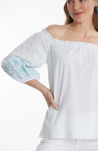 Susie Swiss Dot Top