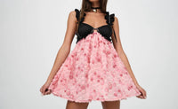 Lil Lemons By For Love And Lemons - Skye Babydoll Bustier Mini Dress