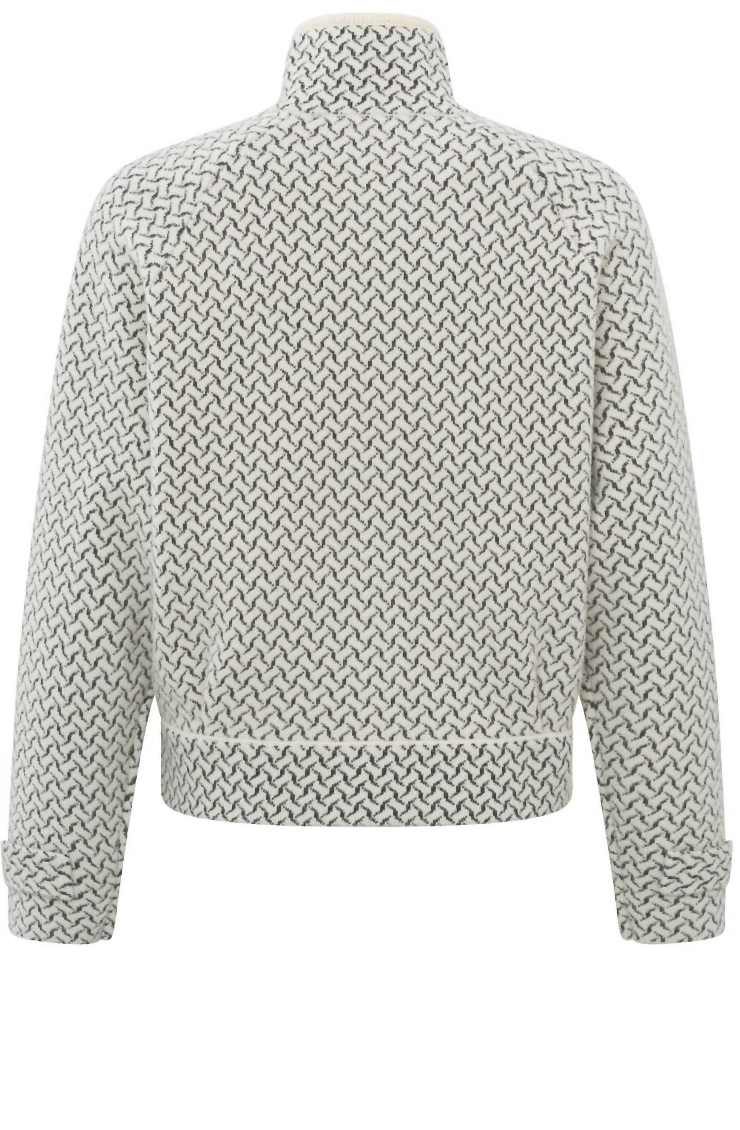 Bucketlist - Patterned Zip-up Jacket