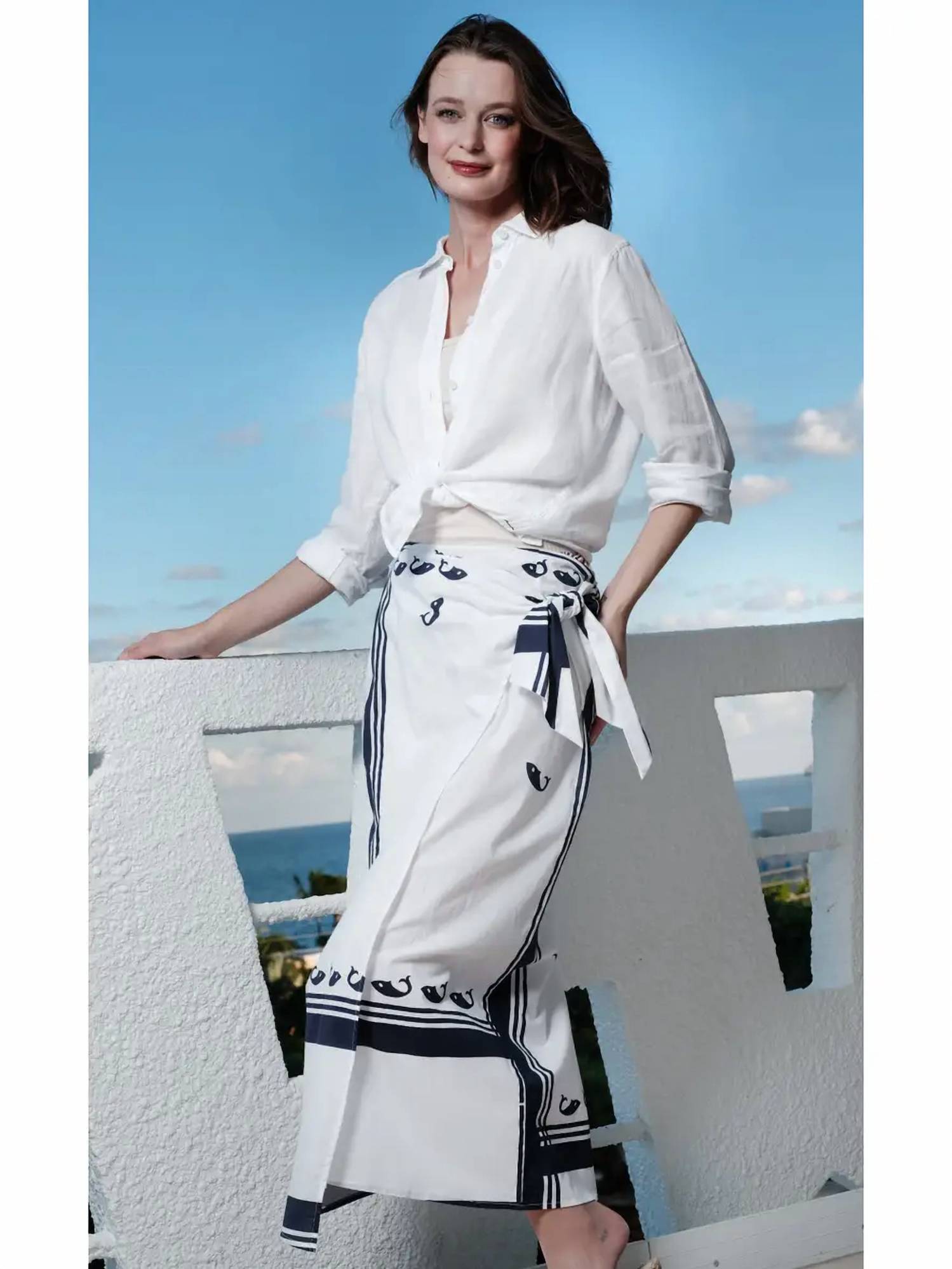 Dizzy-Lizzie - Print Sarong Skirt