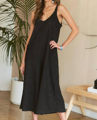 Adora - Wide Leg Crinkle Jumpsuit