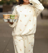 The Happy Camp3r Camp3y Dreams Sweatshirt in cream - women's top