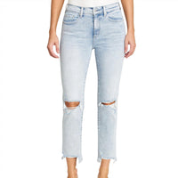 PISTOLA Monroe High Rise Cigarette Jean in dune distressed - women's jeans