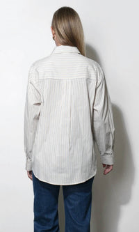 Greylin - Beatrix Twofer Stripe Oversized Shirt