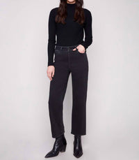 Charlie B - Straight Leg Jeans With Side Studs