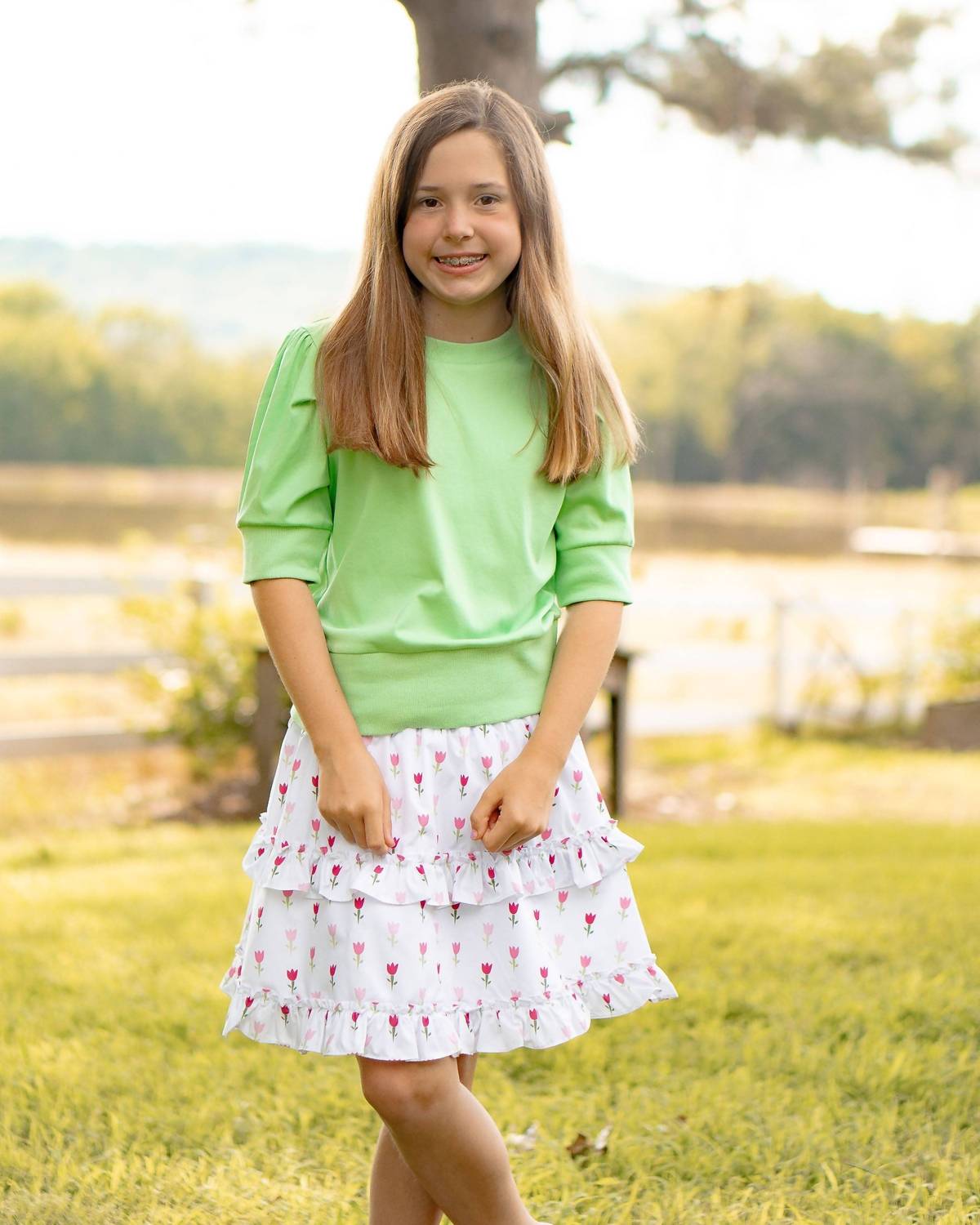 The Yellow Lamb - Girl's Madison Top