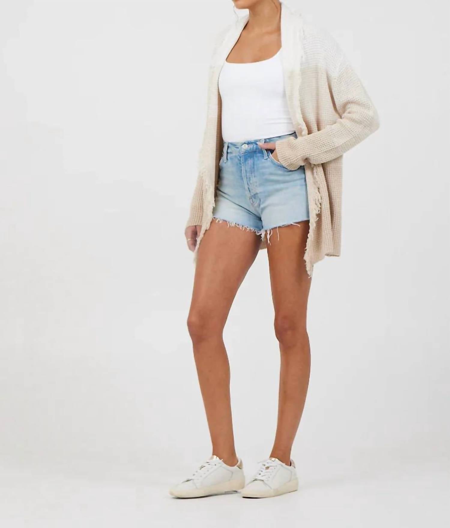Vintage Havana - Meet Me At The Beach Long Sleeve Cardigan