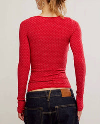 Free People - Love Letter Long Sleeve Top