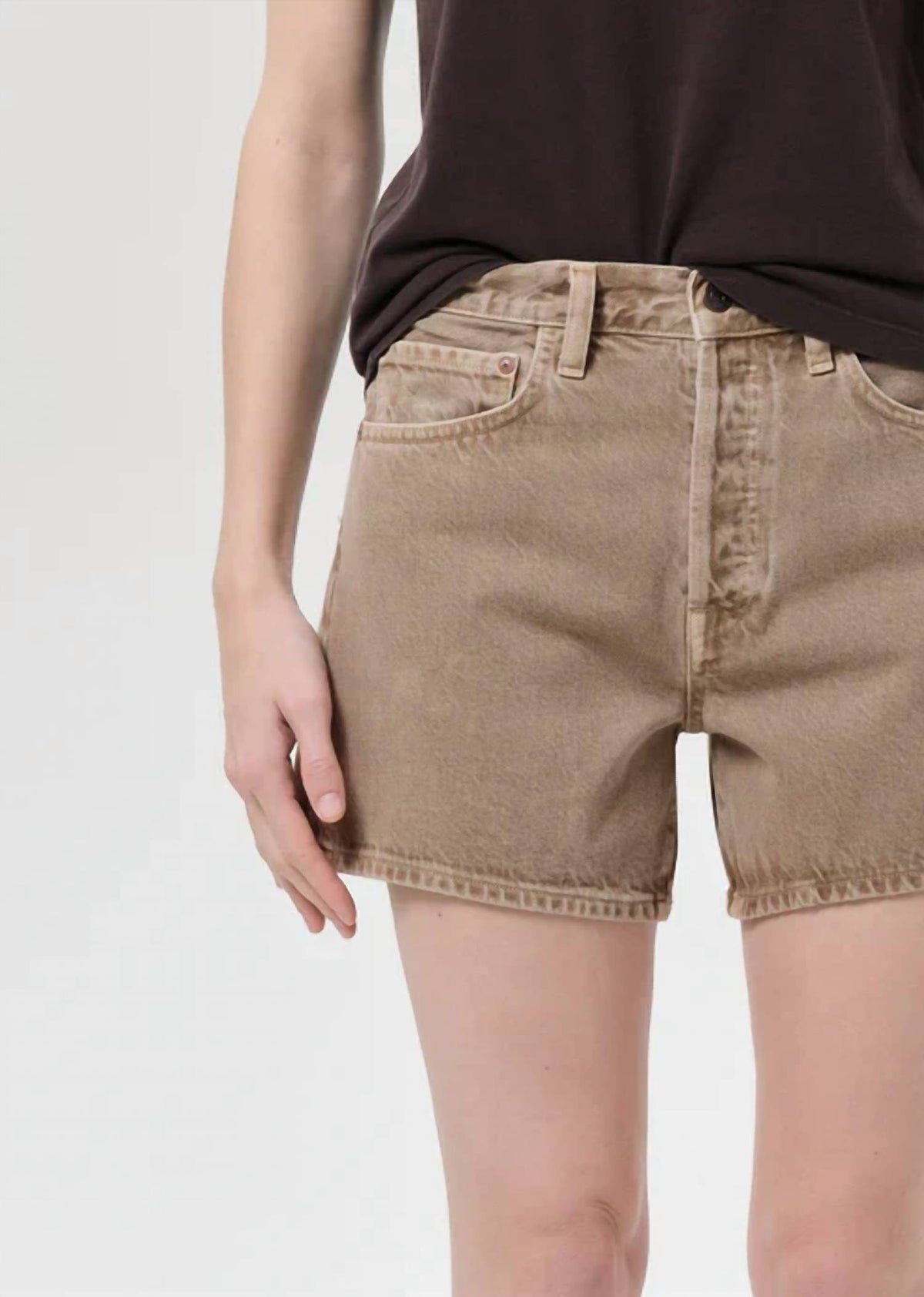 Agolde - Parker High Waist Long Shorts