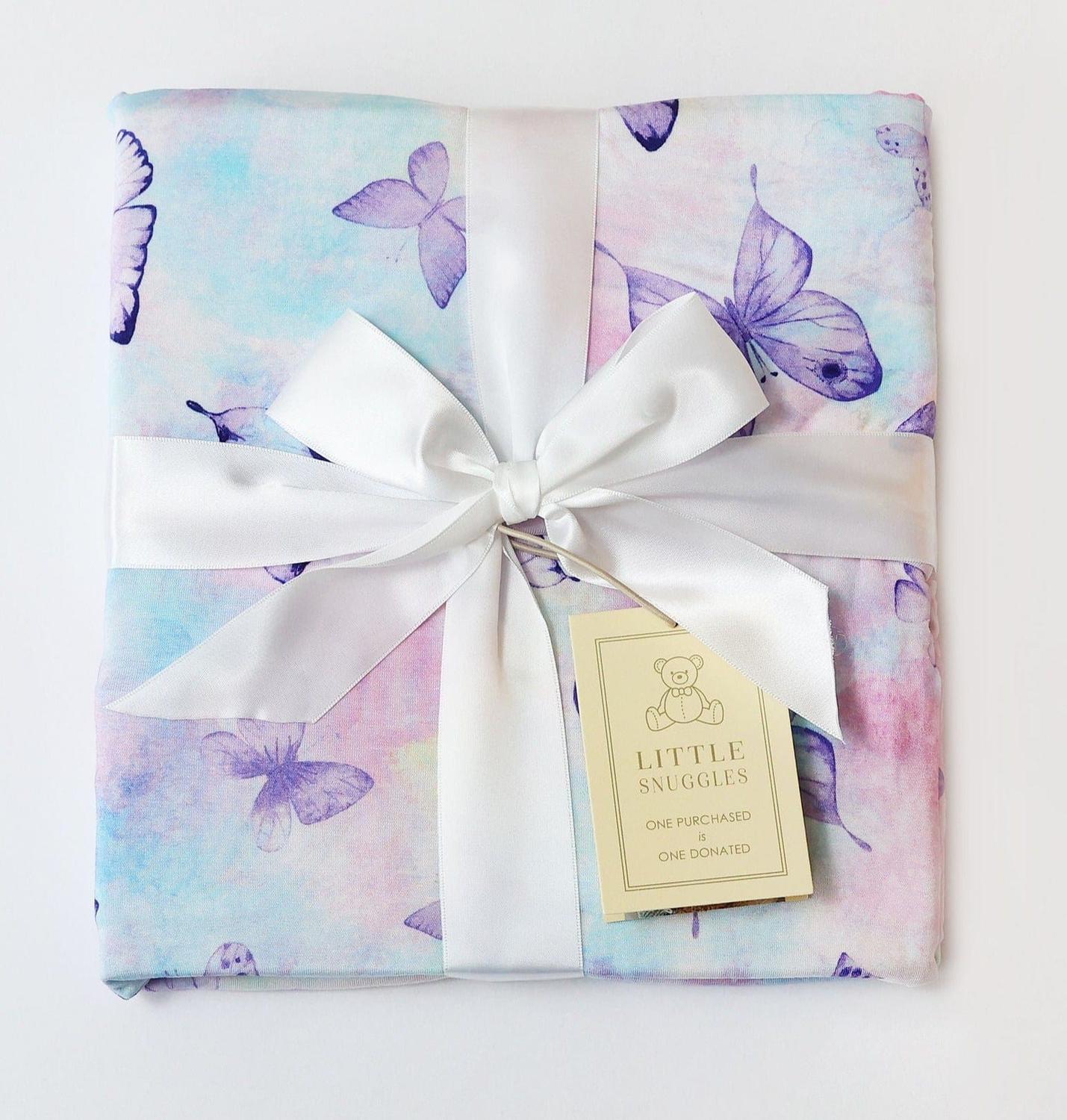 Charlies Project - Girl's Butterfly Wish Bamboo Blanket