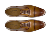 Magnanni Men's Segovia Cap Toe Shoes in curri - men's shoe - detail view