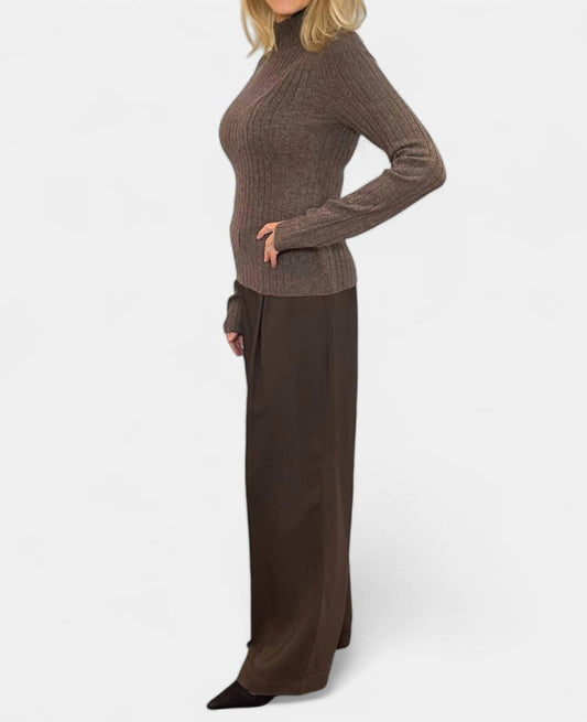 Sprwmn - Heavy Cashmere Mock Neck Sweater