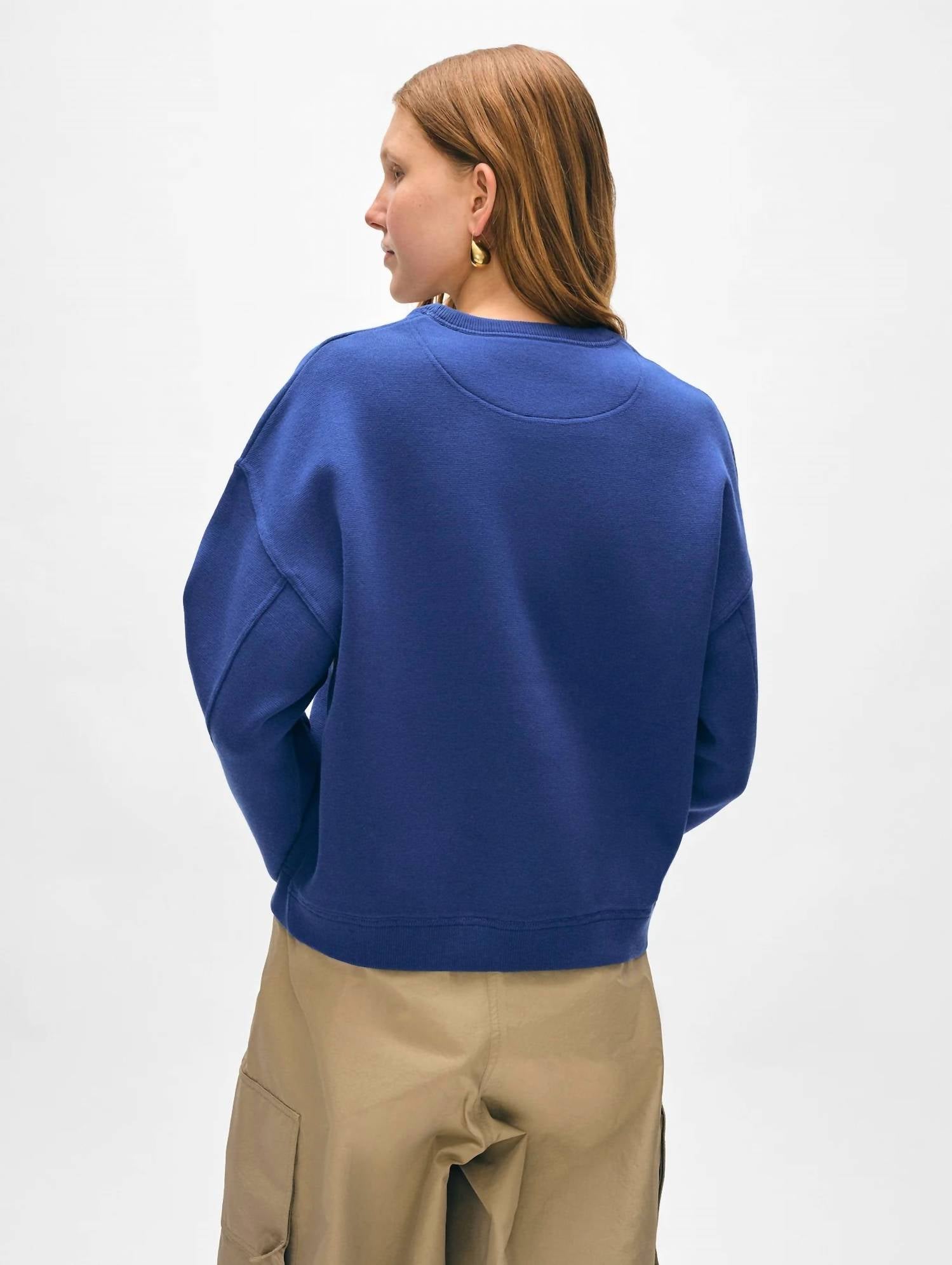 White + Warren - Superfine Organic Cotton Easy Sweatshirt