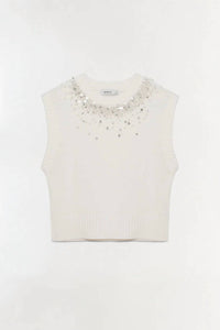 Jonathan Simkhai - Candra Embellished Knit Vest
